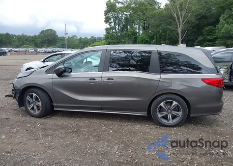 2019 Honda Odyssey Touring из США, поврежденный, VIN 5FNRL6H87KB100211